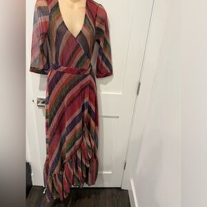 BA&SH Madison Long Asymetrical Dress